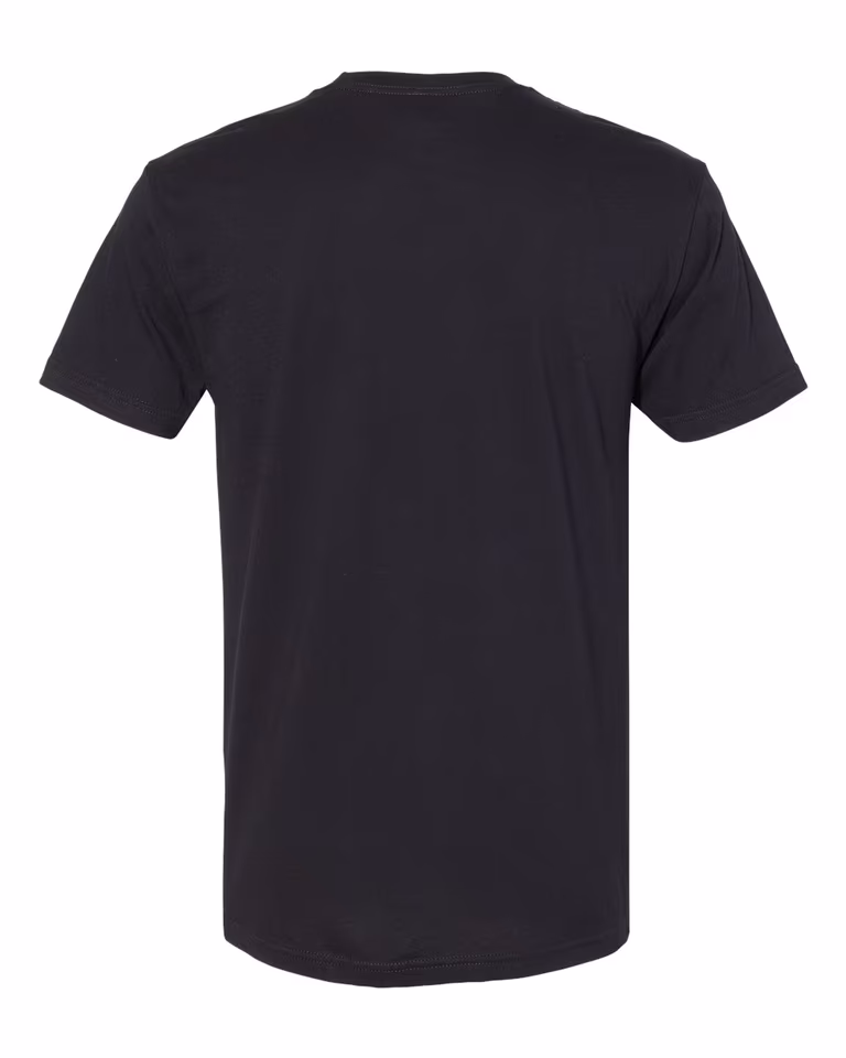 Unisex Pocket Crew in Black — back