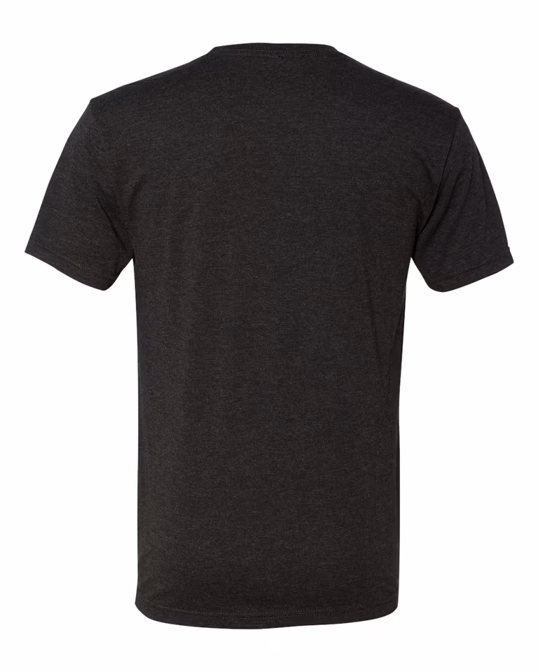 Unisex Triblend Crew in Vintage Black — back
