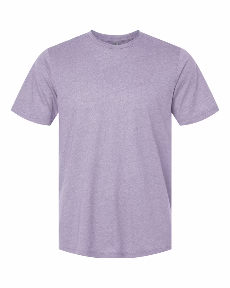 Unisex Poly/Cotton Crew in Lavender — front