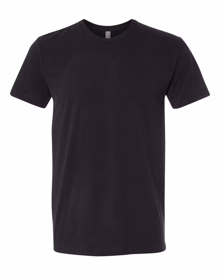 Men's Sueded Crew in Black — front