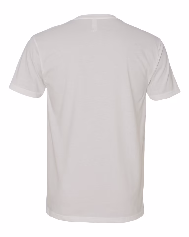 Men's Sueded in White — back