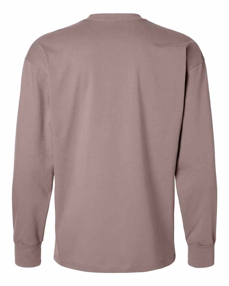 Heavyweight Long Sleeve T-Shirt in Shiitake — back