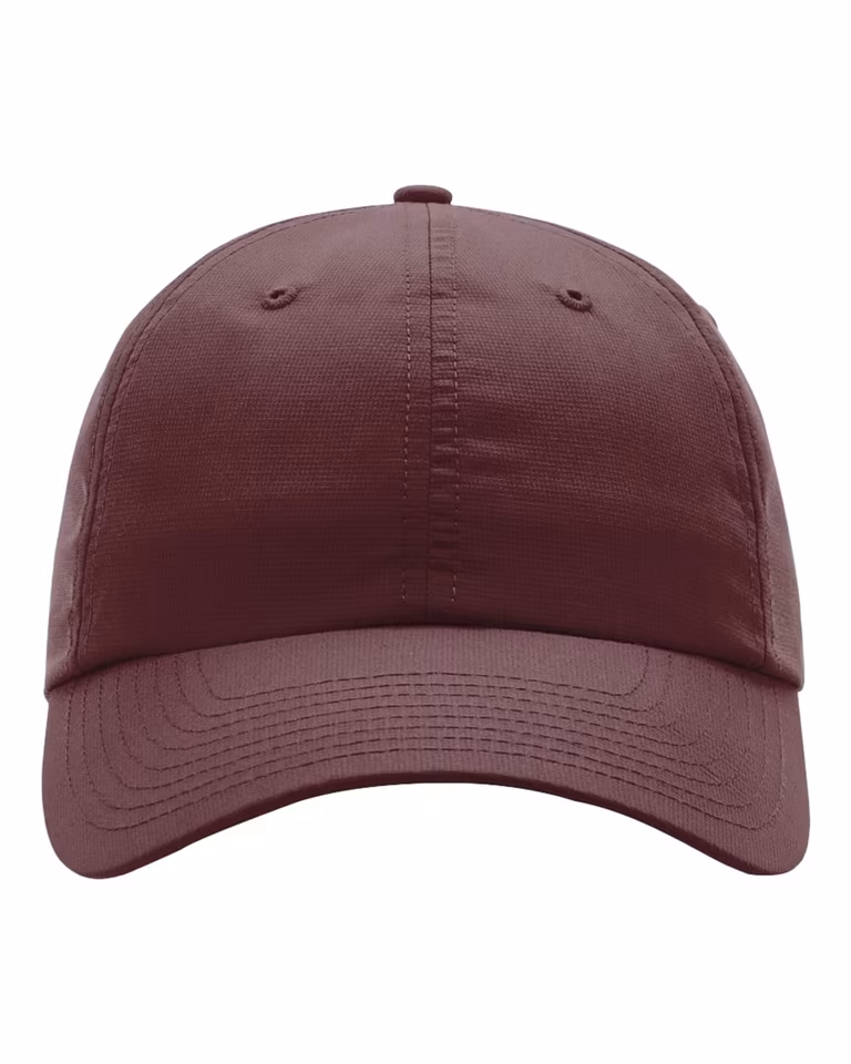 Casual Performance Cap in Maroon — front