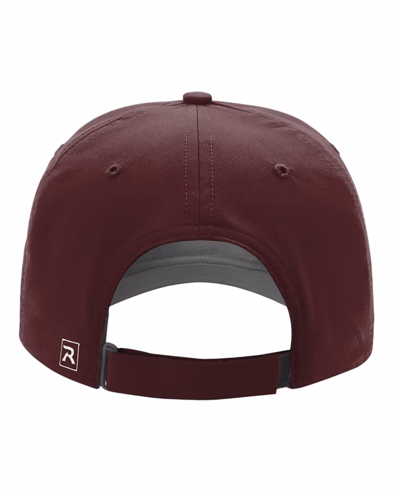 Casual Performance Cap in Maroon — back
