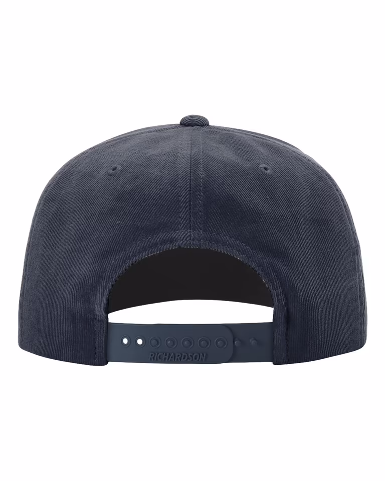 Timberline Corduroy Cap in Navy — back
