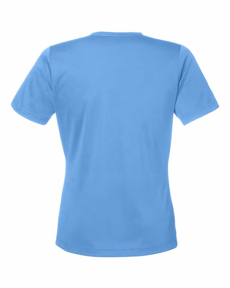 Women's Zone Performance Mesh T-Shirt in Sport Light Blue — back