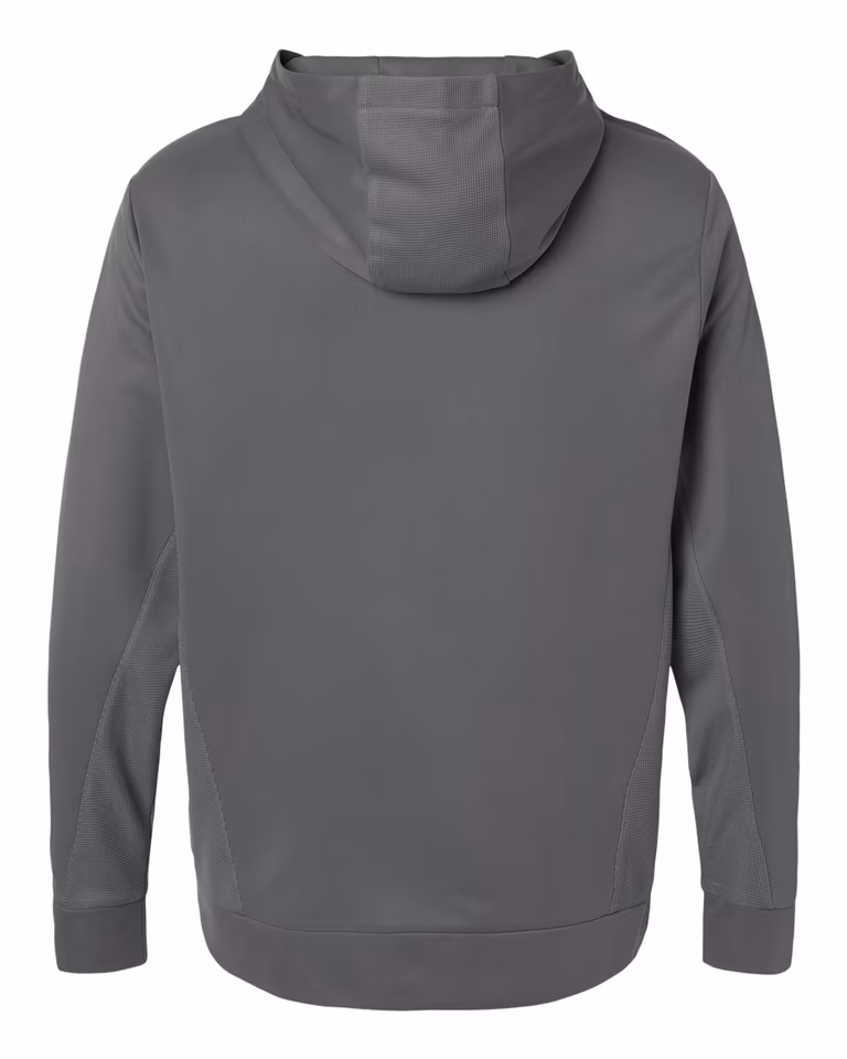 Unisex Squad Hooded Tech Fleece Pullover in Sport Graphite — back