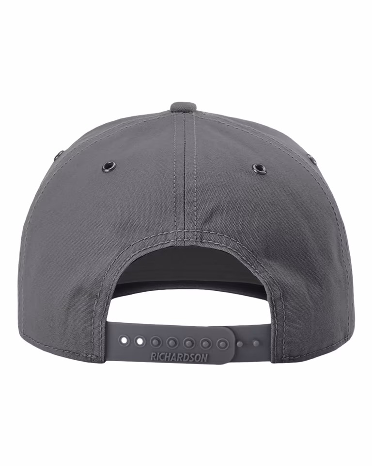 Burnside Cap in Dark Grey — back