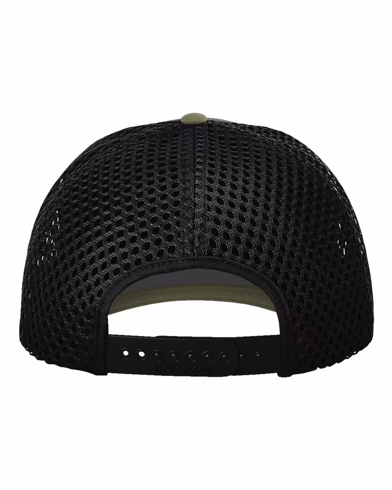 Tilikum Cap in Olive/ Black — back