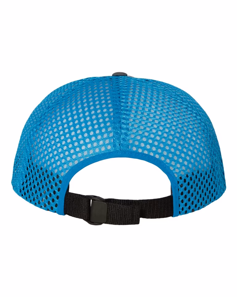 Rouge Wide Set Mesh in Charcoal / Cyan — back