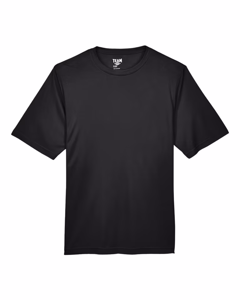 Men's Zone Performance T-Shirt in Black — front