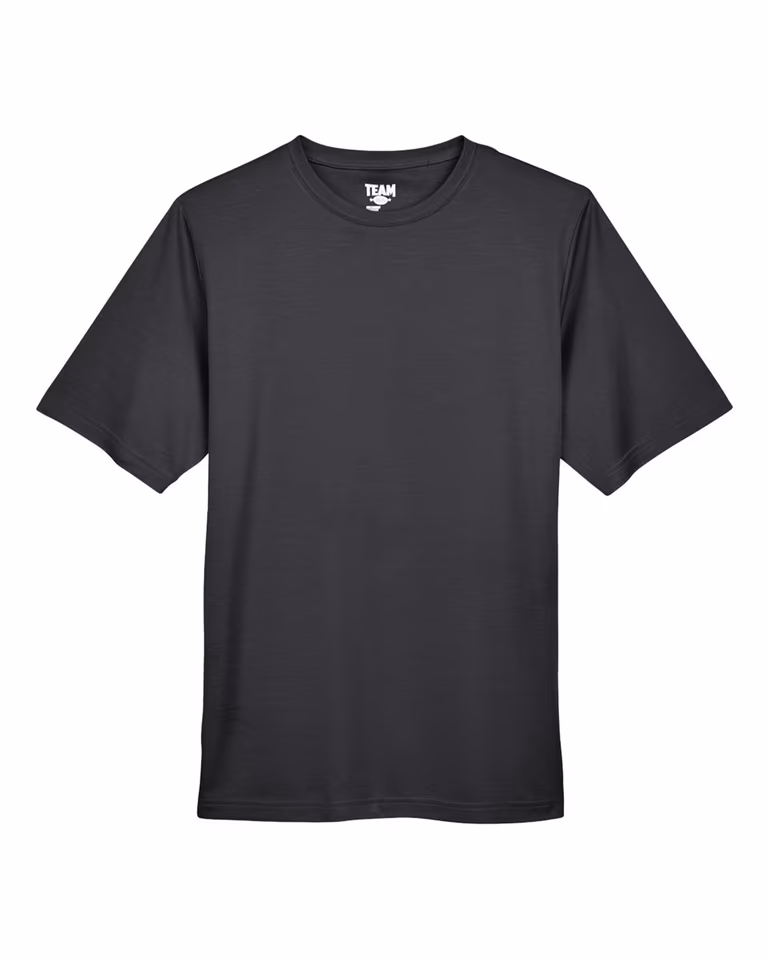 Men's Sonic Heather Performance T-Shirt in Black Heather — front