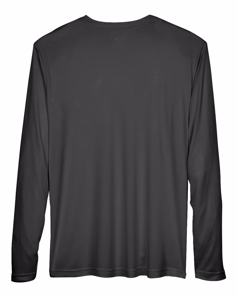 Men's Zone Performance Long-Sleeve T-Shirt in Black — back