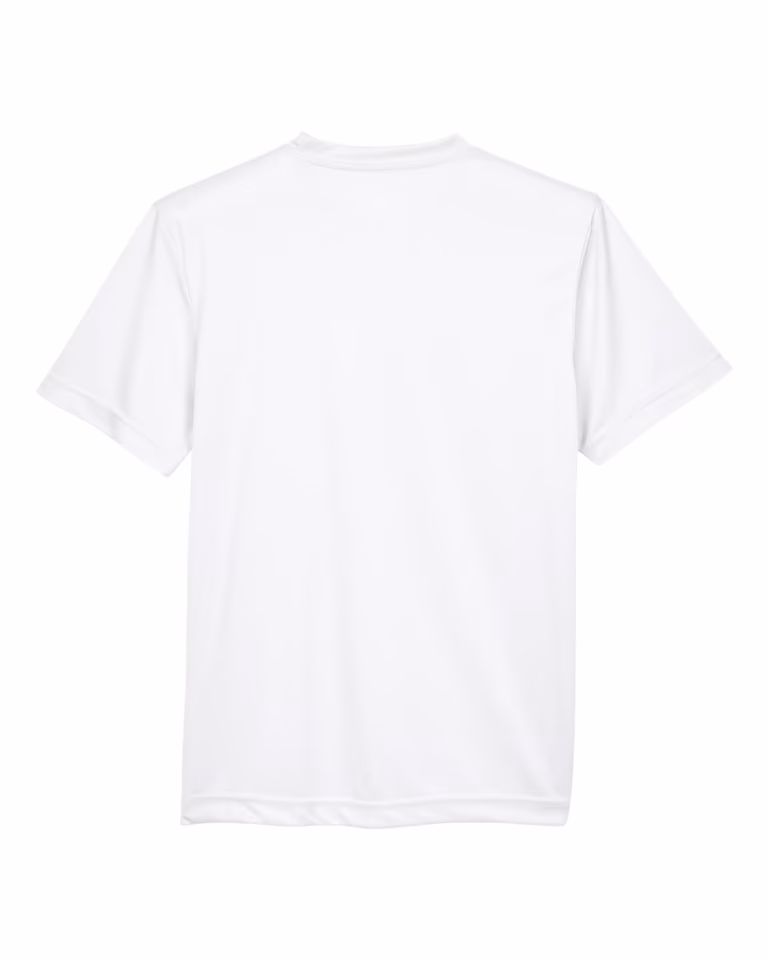 Youth Zone Performance T-Shirt in White — back