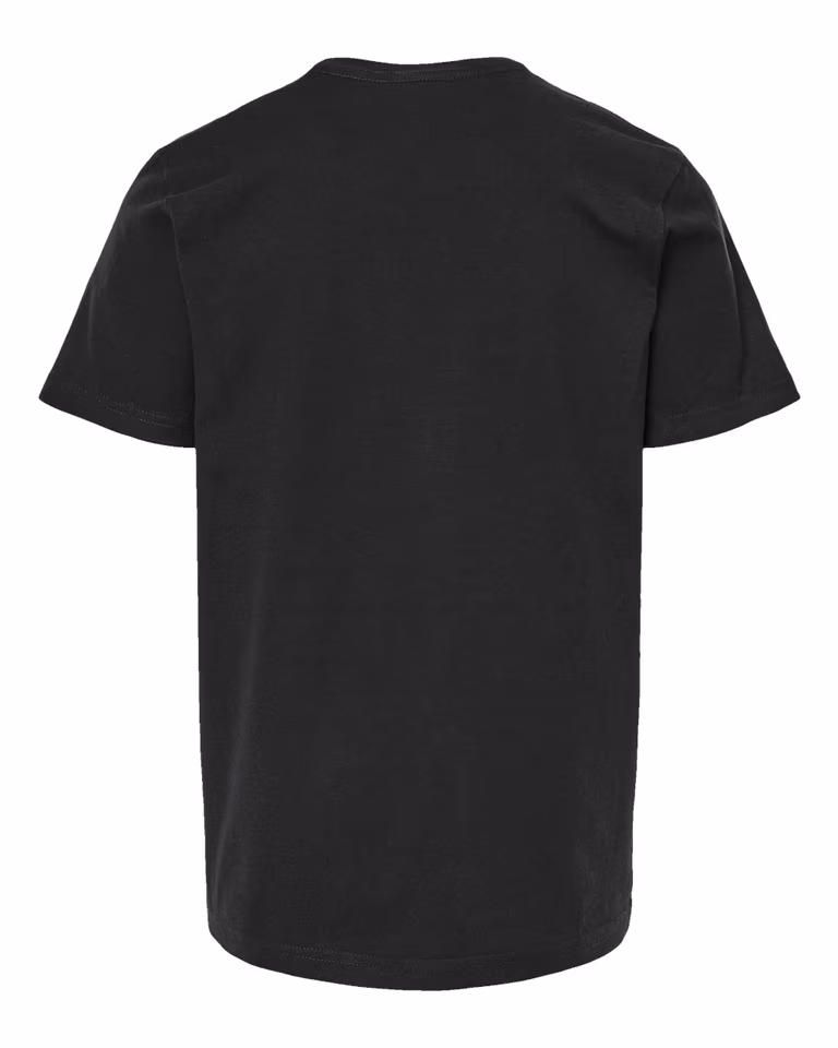 Youth Heavyweight Tee in Black — back