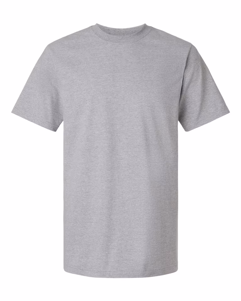 Heavyweight Street T-Shirt in Heather Grey — front