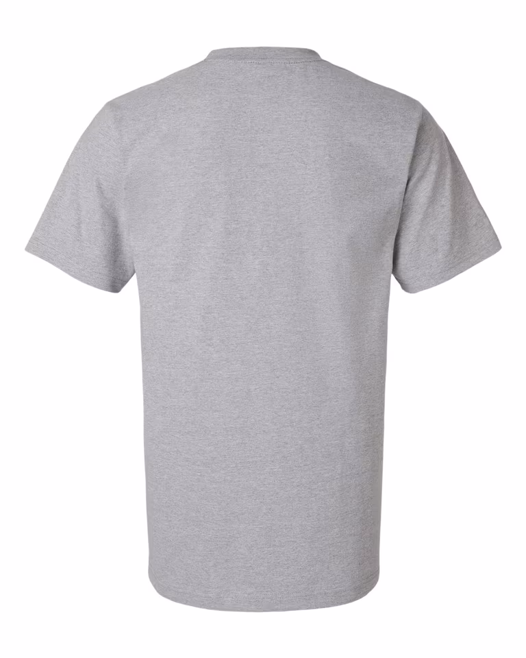 Heavyweight Street T-Shirt in Heather Grey — back