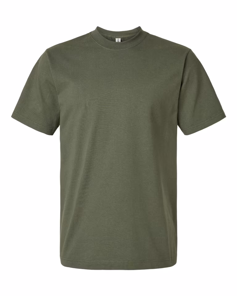 Heavyweight Street T-Shirt in Military Green — front