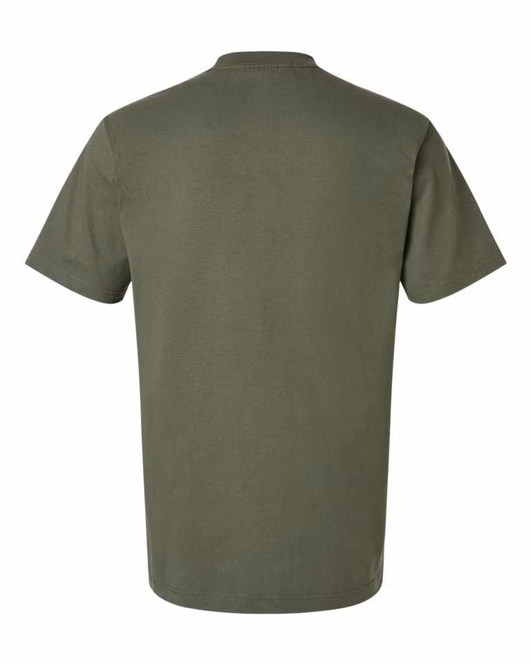 Heavyweight Street T-Shirt in Military Green — back