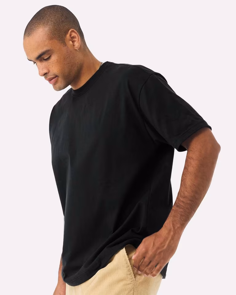 Unisex 7.5 oz Heavyweight Tee — Black