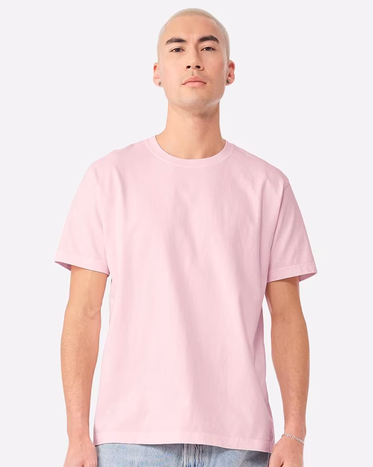 Unisex Heavyweight Garment-Dyed Tee — Pink