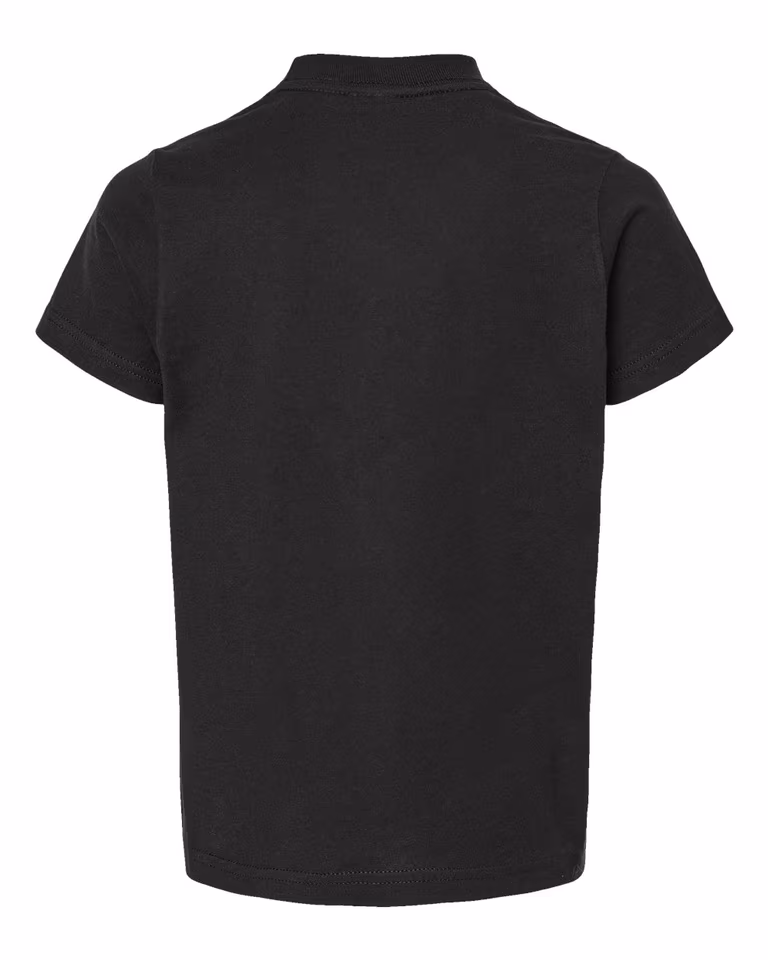 Youth Fine Jersey T-Shirt in Black — back