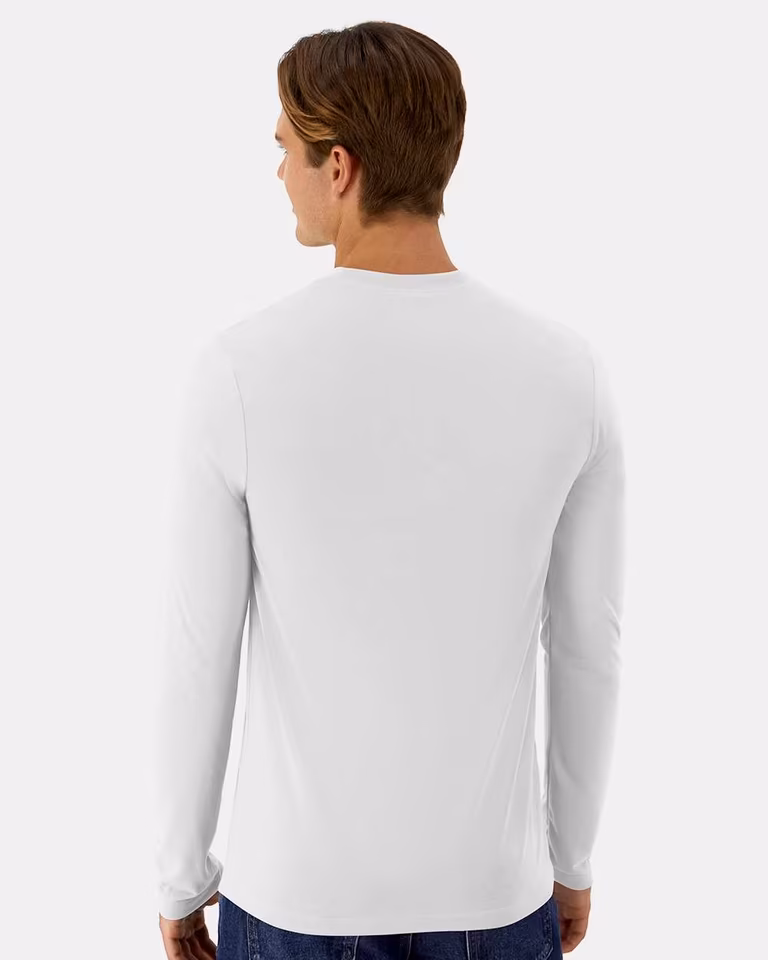 Unisex Cool DRI® Cotton Touch Long Sleeve T-Shirt — White