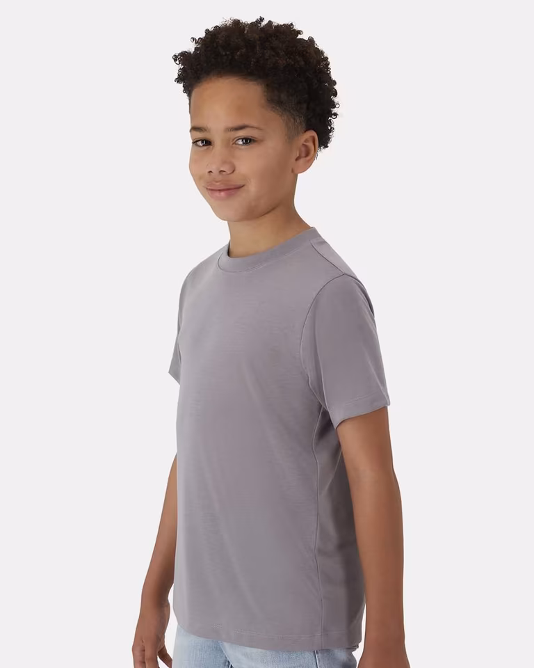 Youth Cool DRI® Cotton Touch T-Shirt — Graphite