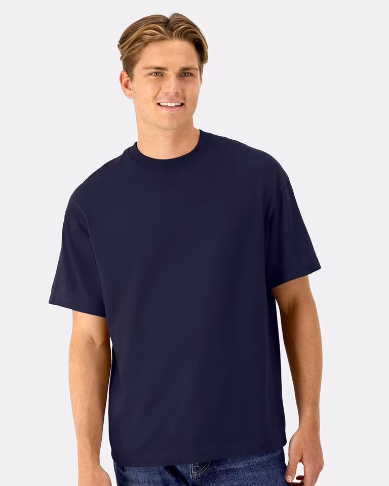 Unisex Beefy-T® Retro Street T-Shirt — Athletic Navy