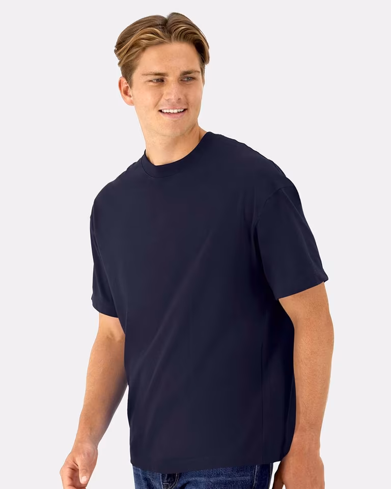 Unisex Beefy-T® Retro Street T-Shirt — Athletic Navy