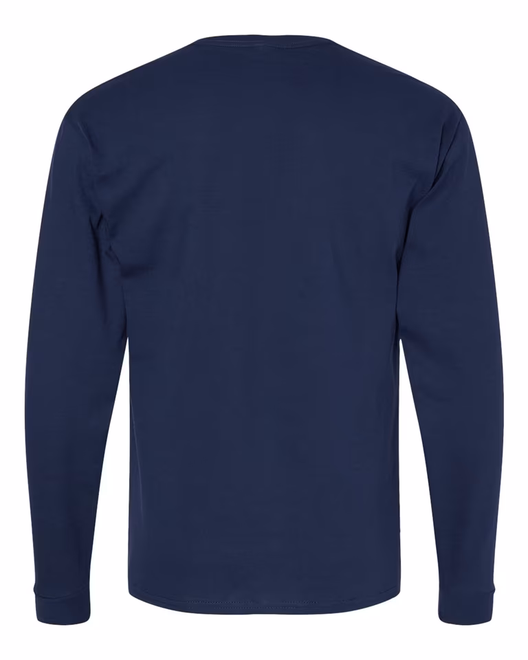 Unisex Essential-T Long Sleeve T-Shirt — Athletic Navy