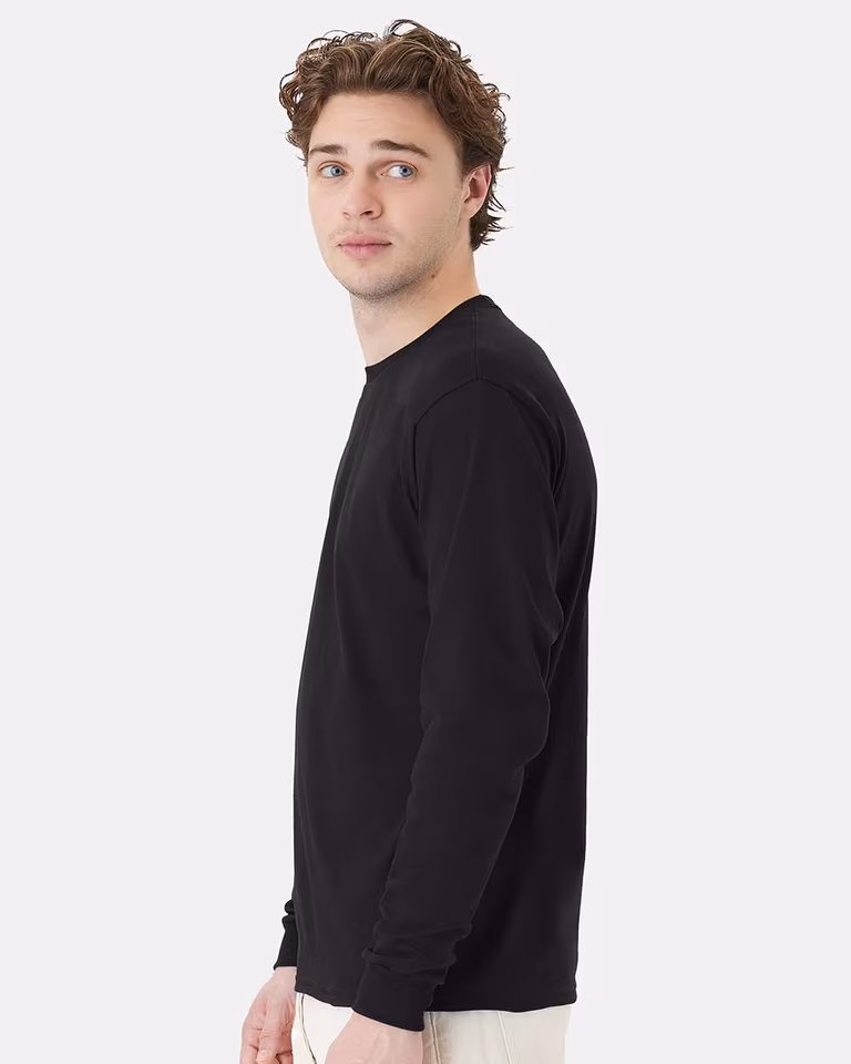 Unisex Essential-T Long Sleeve T-Shirt — Black
