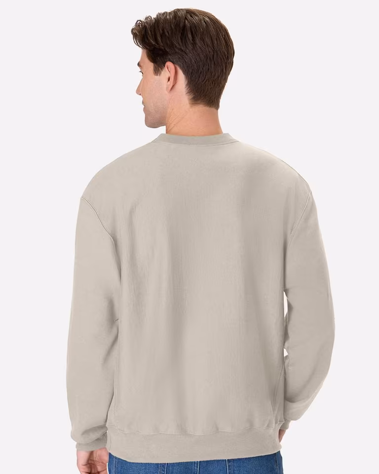 Unisex Beefy® Sweats Premium Heavyweight Crewneck Sweatshirt — Sand