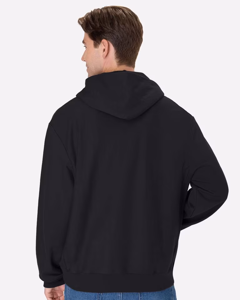 Unisex Beefy® Sweats Premium Heavyweight Hooded Sweatshirt — Black
