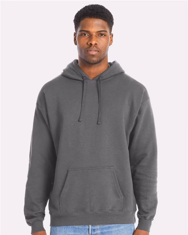 Unisex Perfect Sweats Hooded Sweatshirt — Smoke Grey
