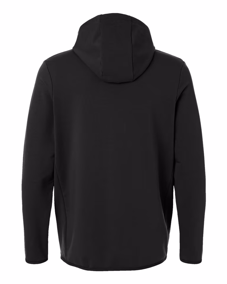 Unisex Perform Full-Zip Hooded Sweatshirt — Black