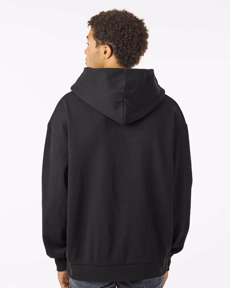 Unisex Avenue Midweight Hooded Sweatshirt — Black