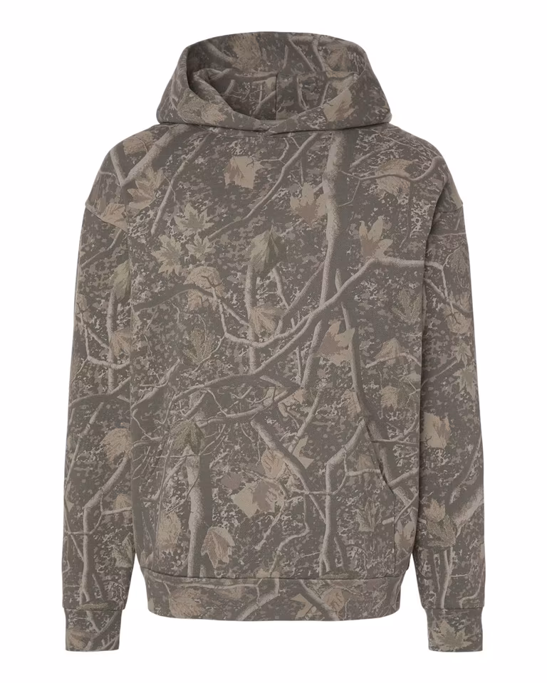 Unisex Boulevard Heavyweight Hooded Sweatshirt — Deadwood Tree Camo