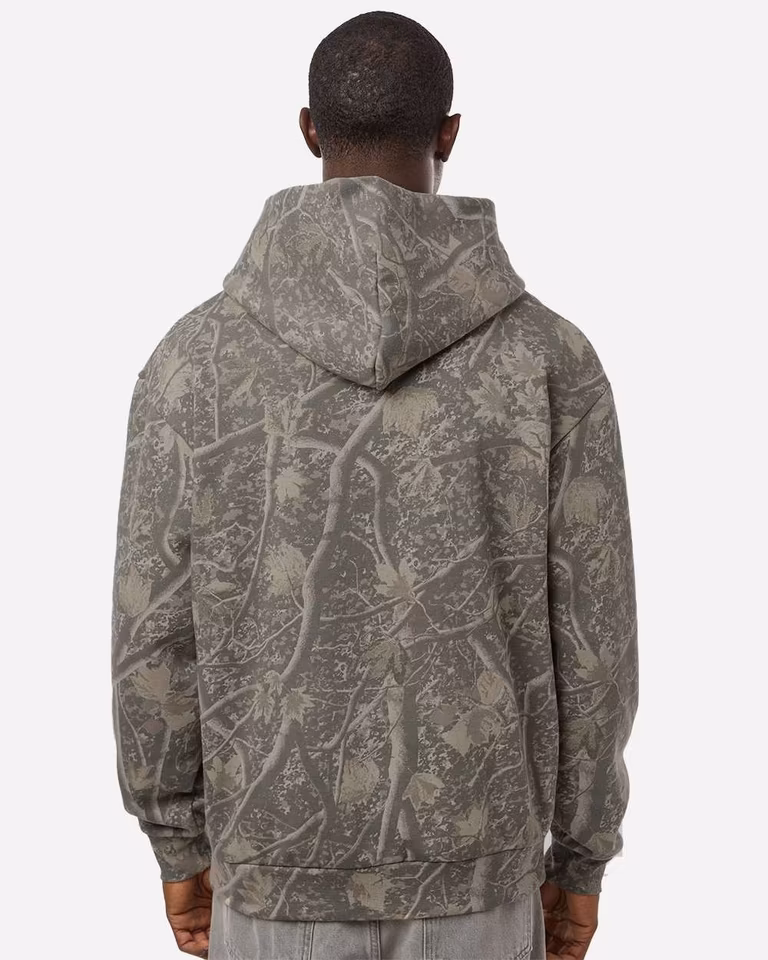 Unisex Boulevard Heavyweight Hooded Sweatshirt — Deadwood Tree Camo