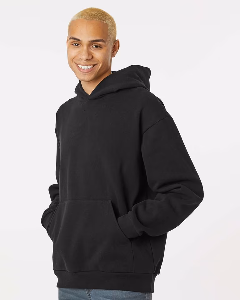 Unisex Mainstreet Heavyweight Hooded Sweatshirt — Black