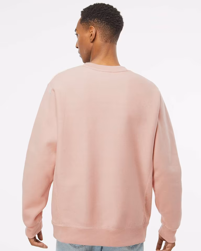 Unisex Legend Premium Heavyweight Cross-Grain Crewneck Sweatshirt — Dusty Pink
