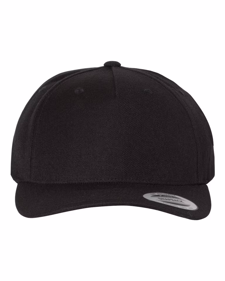 Classics Wool Blend Cap in Black — front