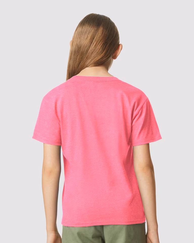 Youth Softstyle® CVC T-Shirt — Pink Lemonade Mist