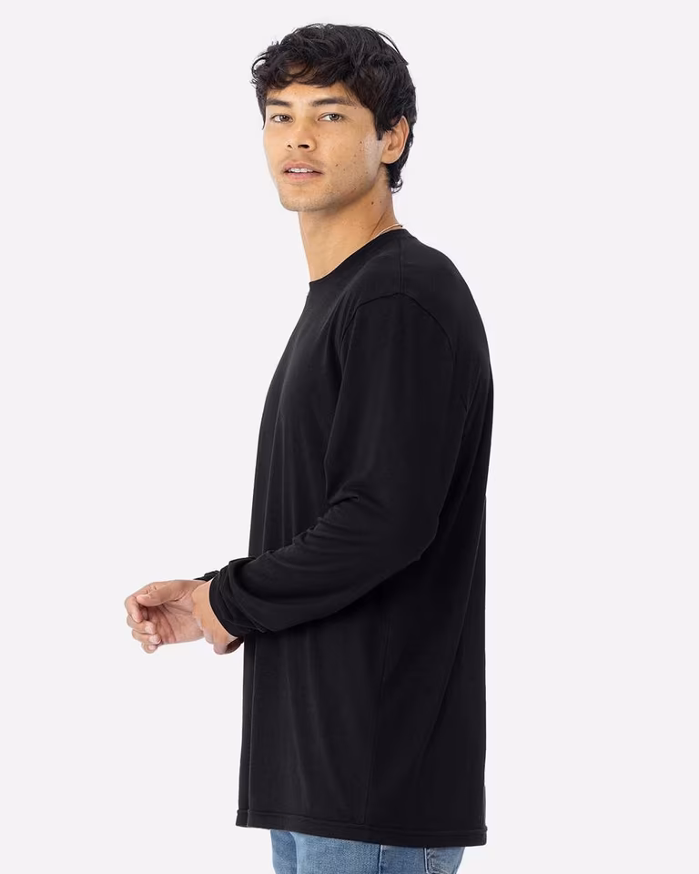 Unisex Triblend Long Sleeve T-Shirt — Black