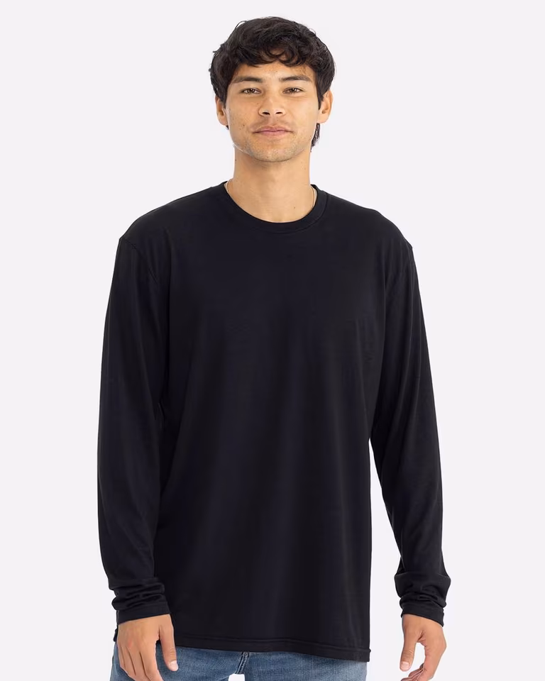 Unisex Triblend Long Sleeve T-Shirt — Black