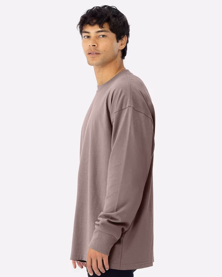 Unisex Heavyweight Long Sleeve T-Shirt — Shiitake