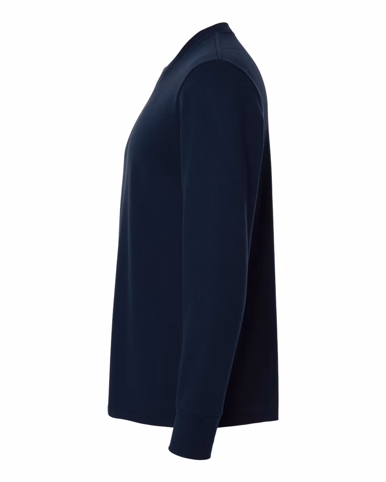Unisex Ideal Thermal Long Sleeve T-Shirt — Midnight Navy