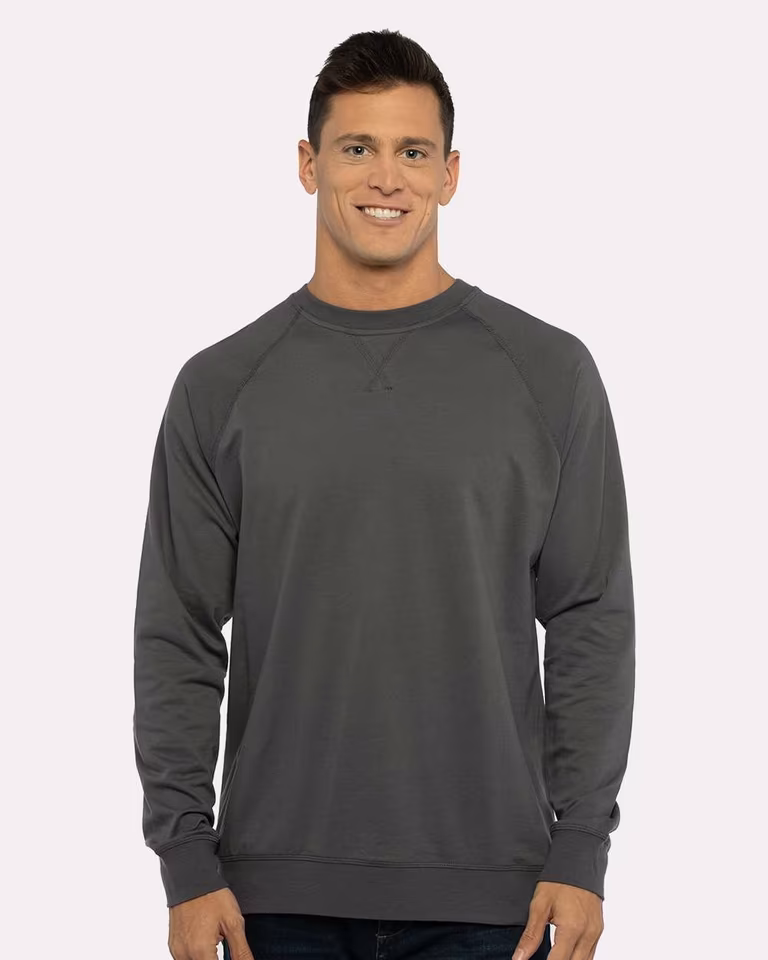 Unisex Laguna Raglan Crewneck Sweatshirt — Heavy Metal