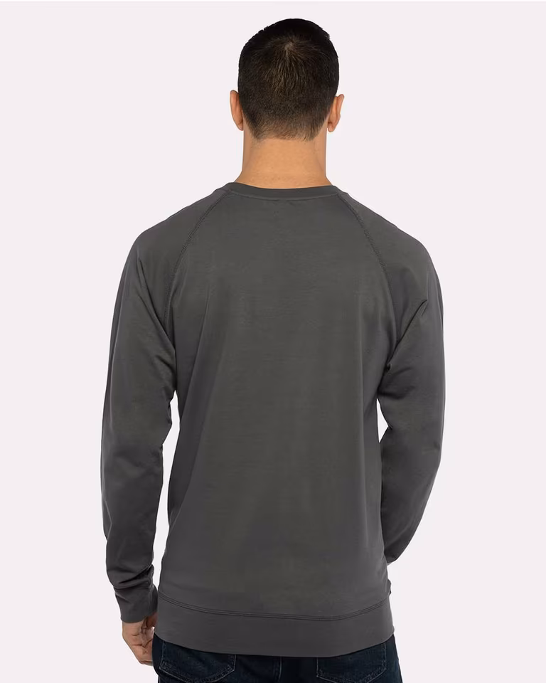 Unisex Laguna Raglan Crewneck Sweatshirt — Heavy Metal