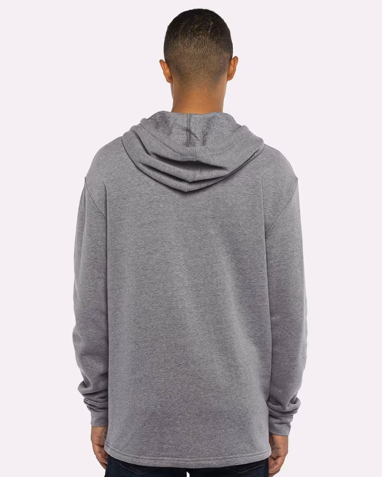 Unisex Malibu Welt Pocket Hoodie Sweatshirt — Heather Grey